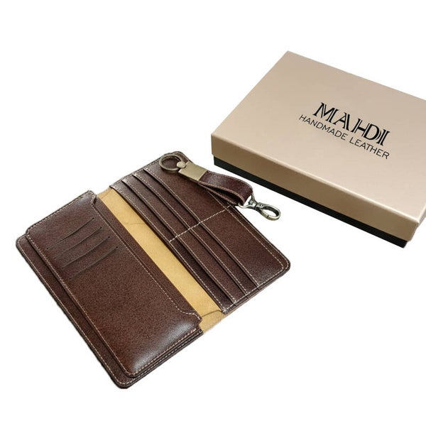 Premium Handmade Italian Leather Long Wallet