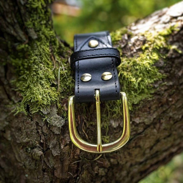Genuine leather belt