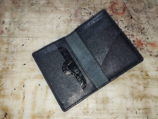 Genuine leather card holder