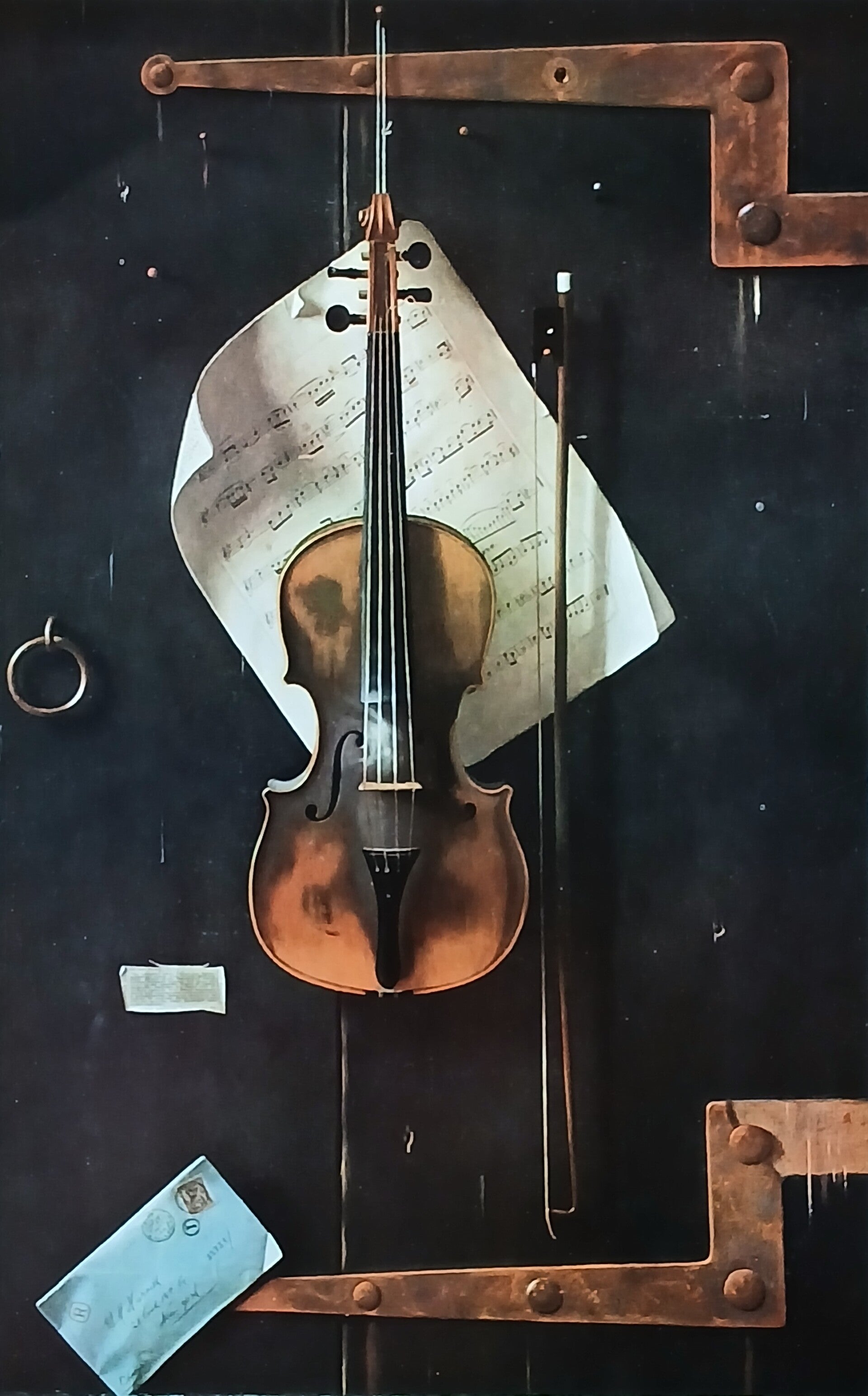 Artist: 'WILLIAM HARNETT' Dated: 1855