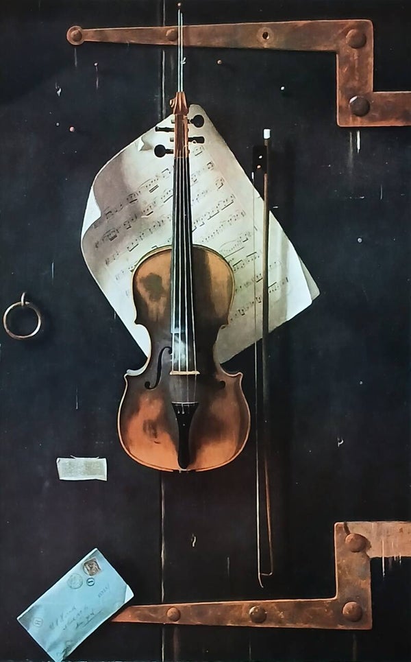 Artist: 'WILLIAM HARNETT' Dated: 1855