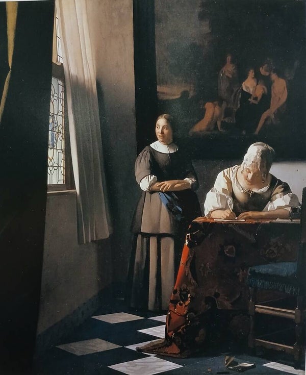 Artist: 'VERMEER' Dated: 1675