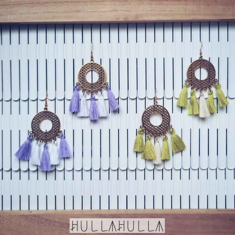 Lila/Weiß & Grün/Weiß