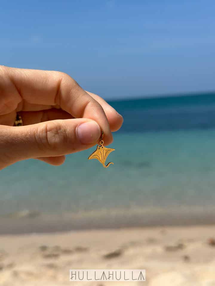 Rochen Anhänger / Creolen