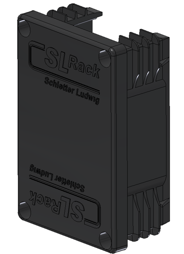 Kunststoff-Endkappe RAIL 60, schwarz, 250 Stück