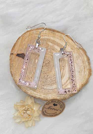 Boucles d'oreilles "Les Doux Rectangles"