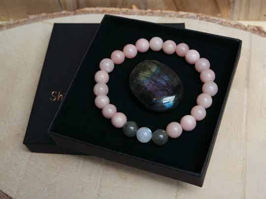 Edelsteen-set Independence Day met steen van labradoriet