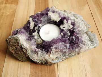 Waxinelichthouder Amethist - 1