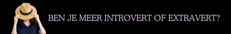 introvert of extravert