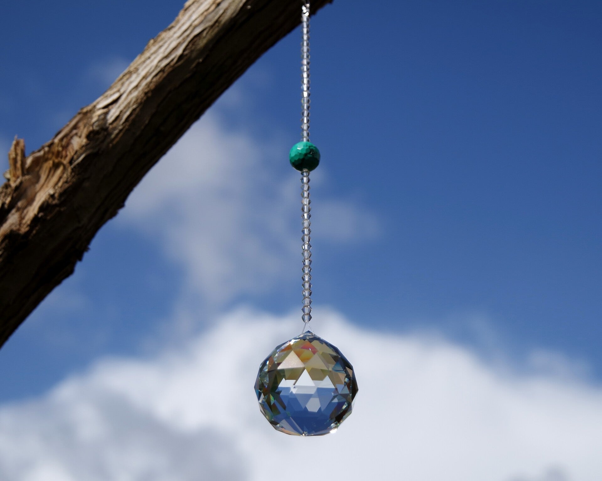 Turquoise Suncatcher 40mm