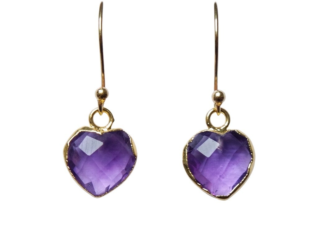 Amethist Vermeil Oorbellen