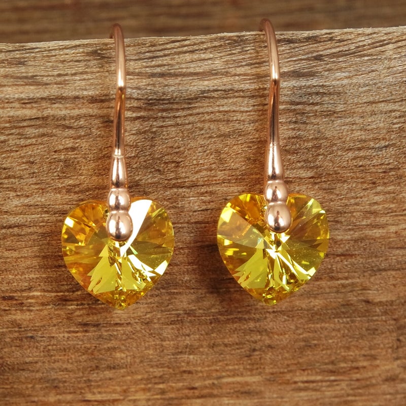 swarovski oorbellen goud