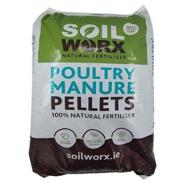 1kg SoilWorx Chicken Manure Pellets 4.3-1-3.2