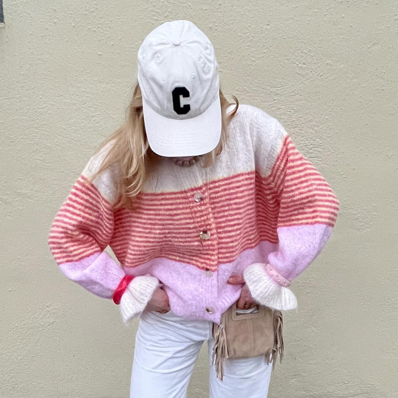 Celin cap white