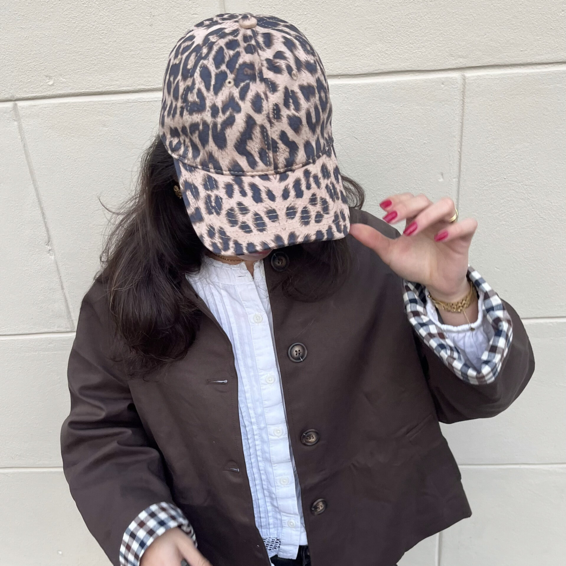 Leopard cap brown