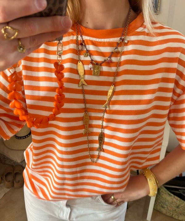 Fish necklaces gold