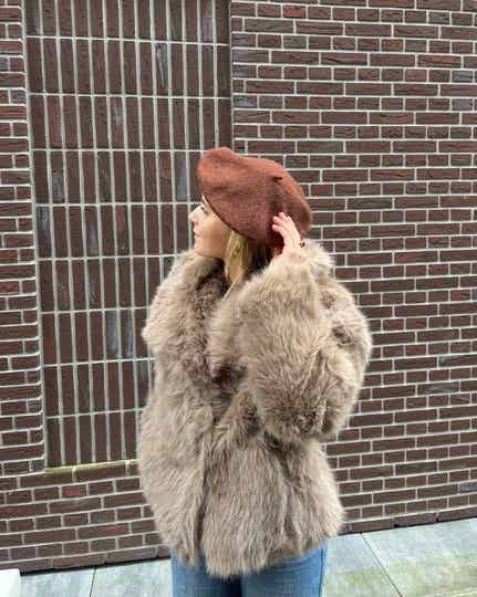Puck baret | Brown