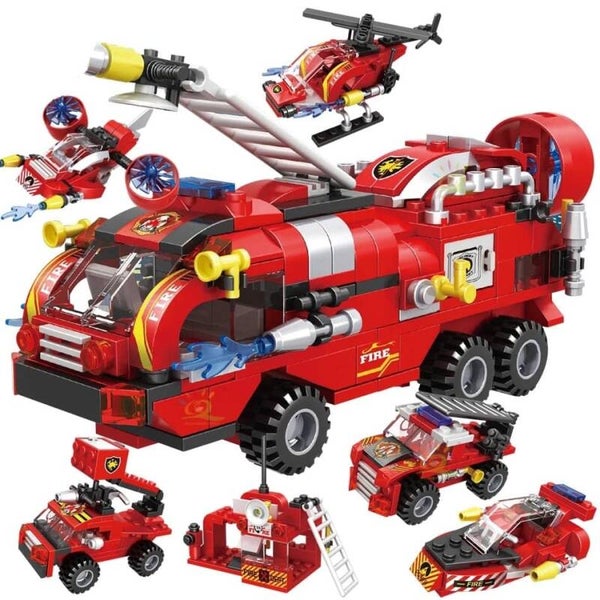 Bouwstenen brandweer set 1 - Speelgoed
