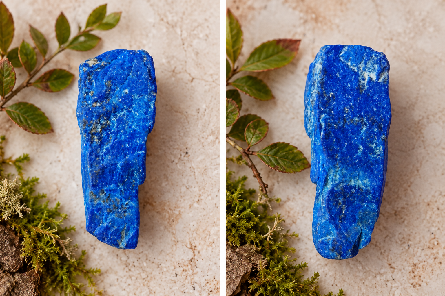 Lapislazuli-Anhänger aus Afghanistan – blaues Einzelstück