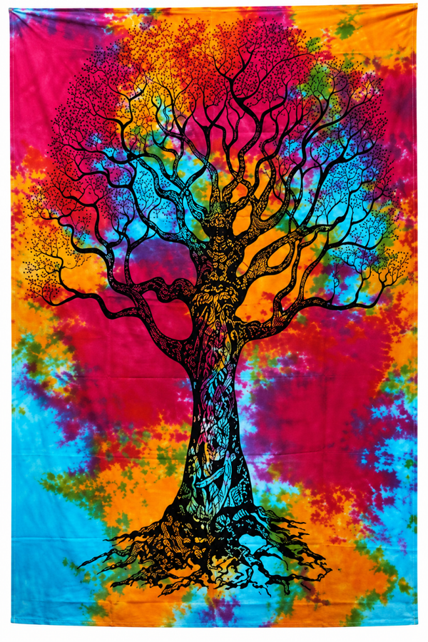 Tagesdecke oder Wandbehang „Winter Tree“
