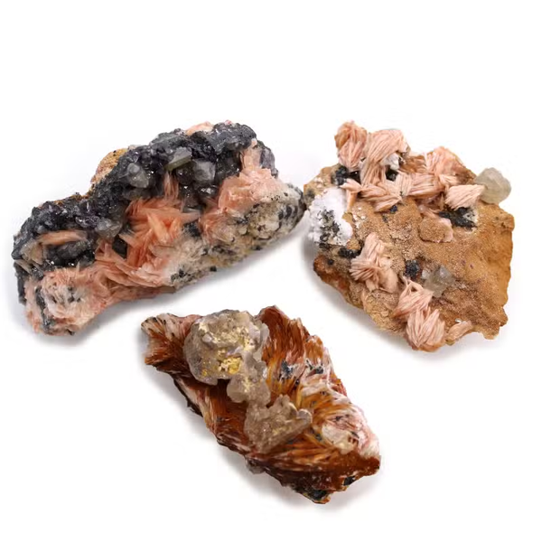 Exquisite Baryt-Serizit – Mineralien aus Marokko (ca. 60 Stück) Gutes für dein Zuhause