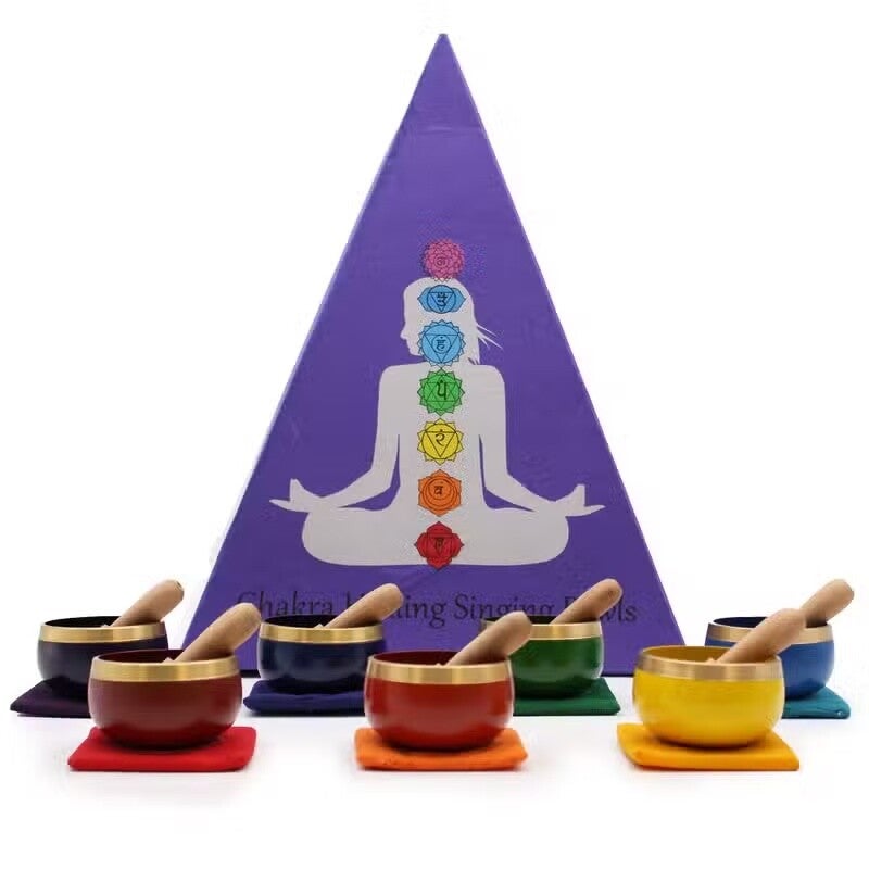 Chakra-Pyramide – Klangschalen Geschenkset