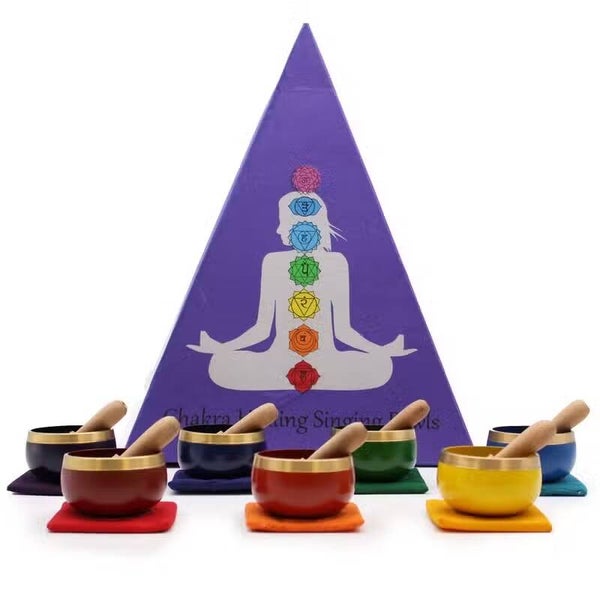 Chakra-Pyramide – Klangschalen Geschenkset