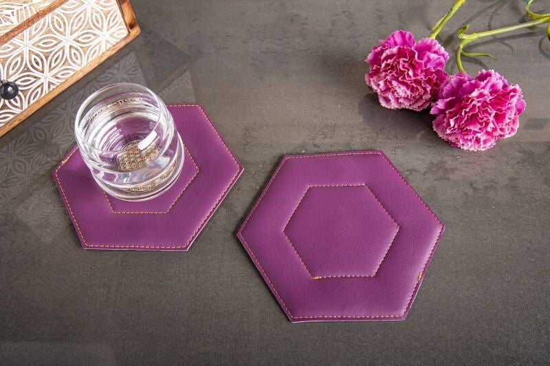 2er Set AQUA-Hexagon