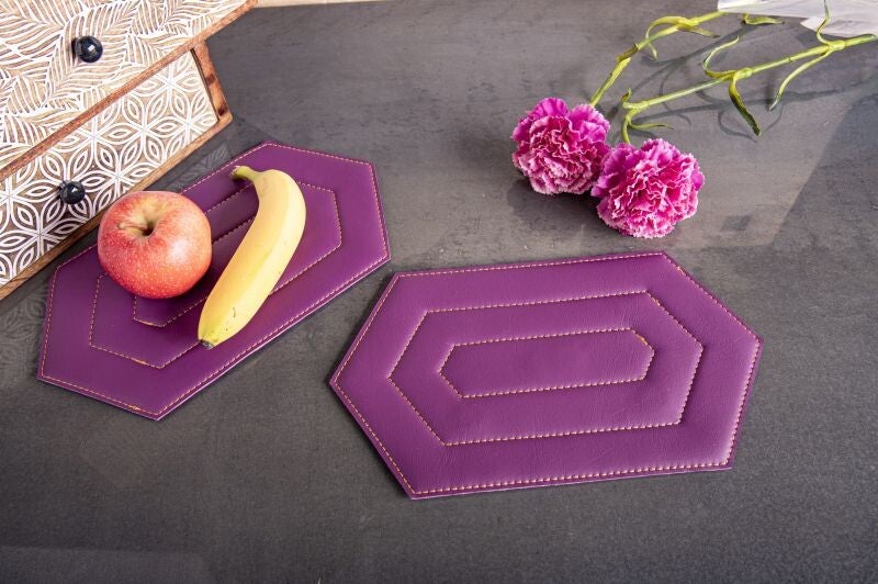 2er Set Food Hexagon Lebensmittel Pad