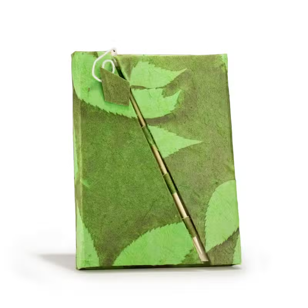 Lokta Notizbuch mit Bambusverschluss