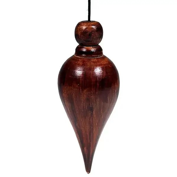 Pendel aus Mangoholz - Tropfenform