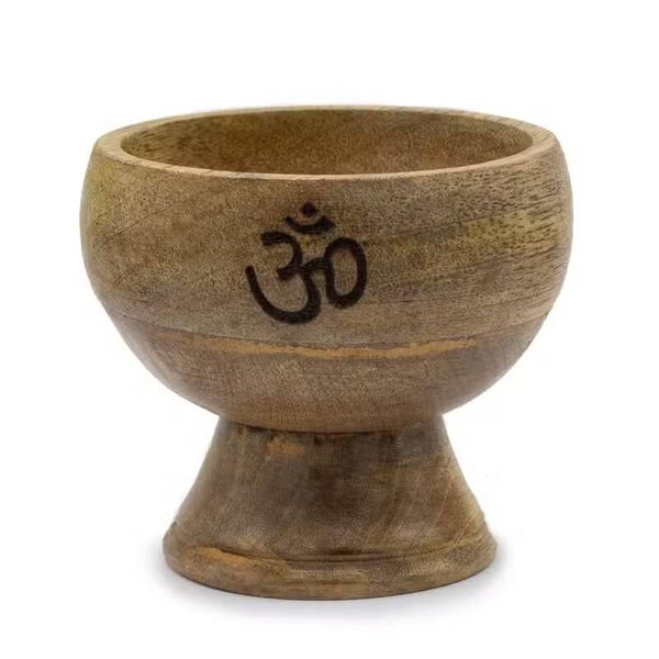 Große Ritualschale OM  – Räucherkegelhalter/Räucherschale