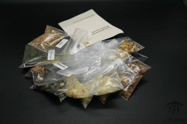 10er Schnupperset Harze & Weihrauch - Zum Ausprobieren oder als Geschenk