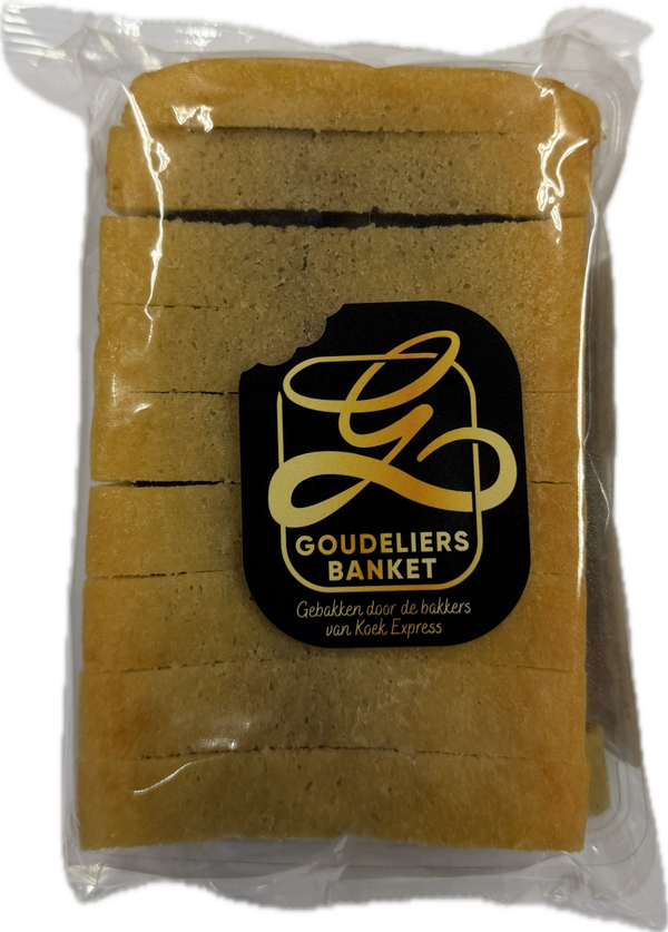 Goudeliers Banket Marmercake Gesneden