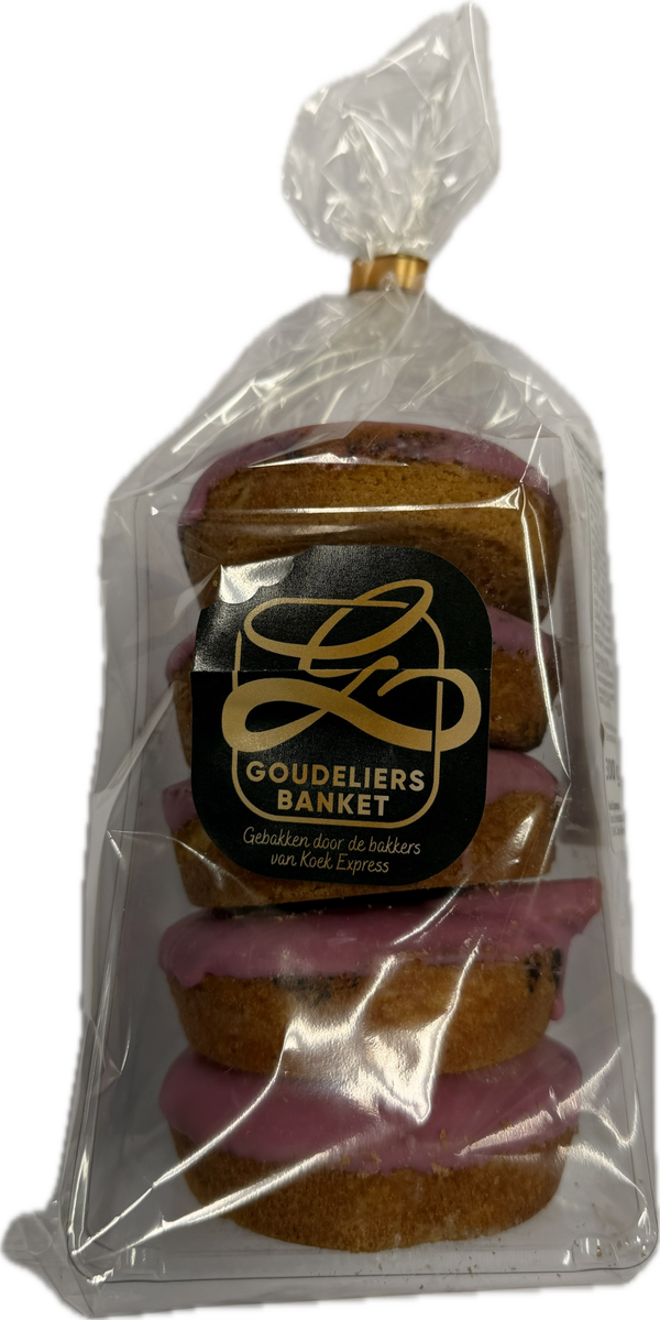 Goudeliers Banket Roze Koeken