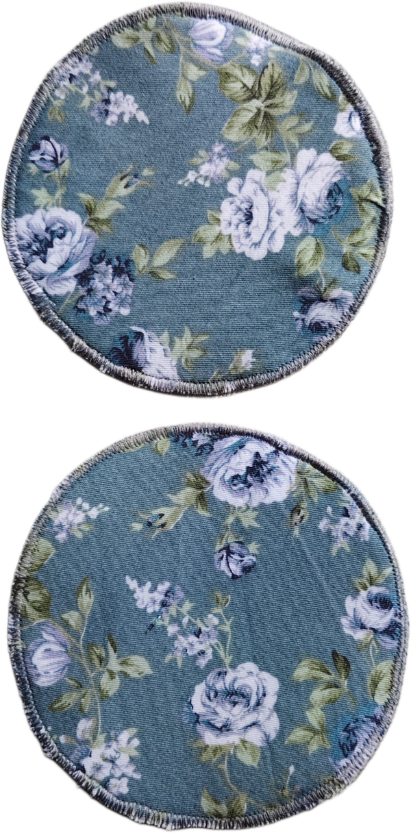 2 Stück Stilleinlagen, blau