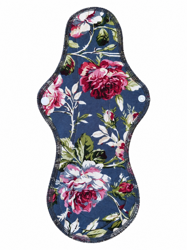 Blumen Stoffbinde dunkel