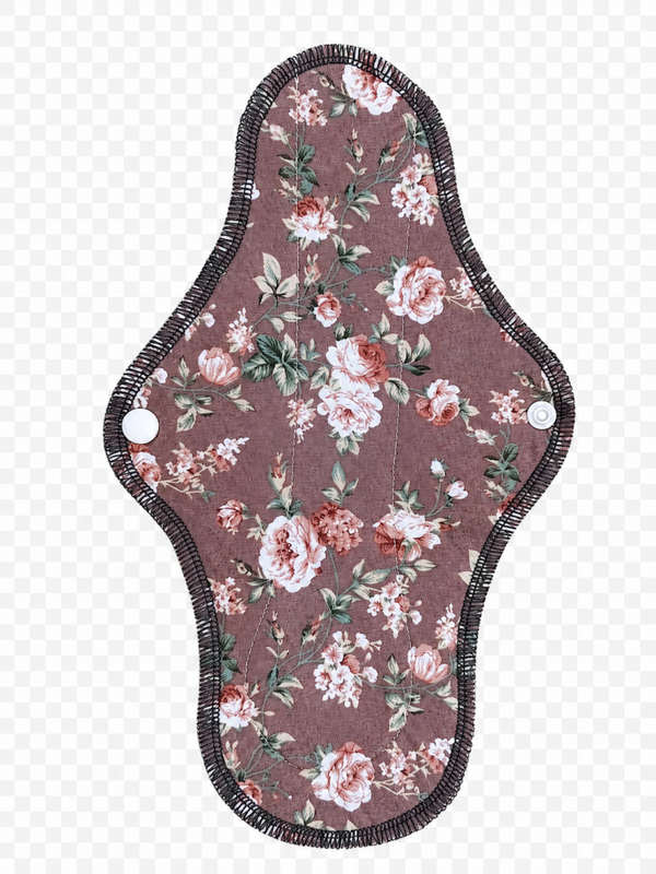 Blumen Stoffbinde altrosa