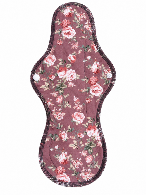 Blumen Stoffbinde altrosa