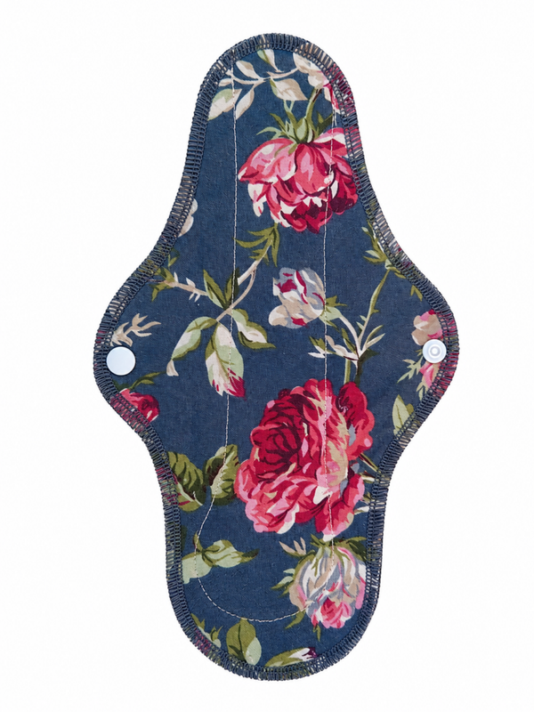 Blumen Stoffbinde dunkel
