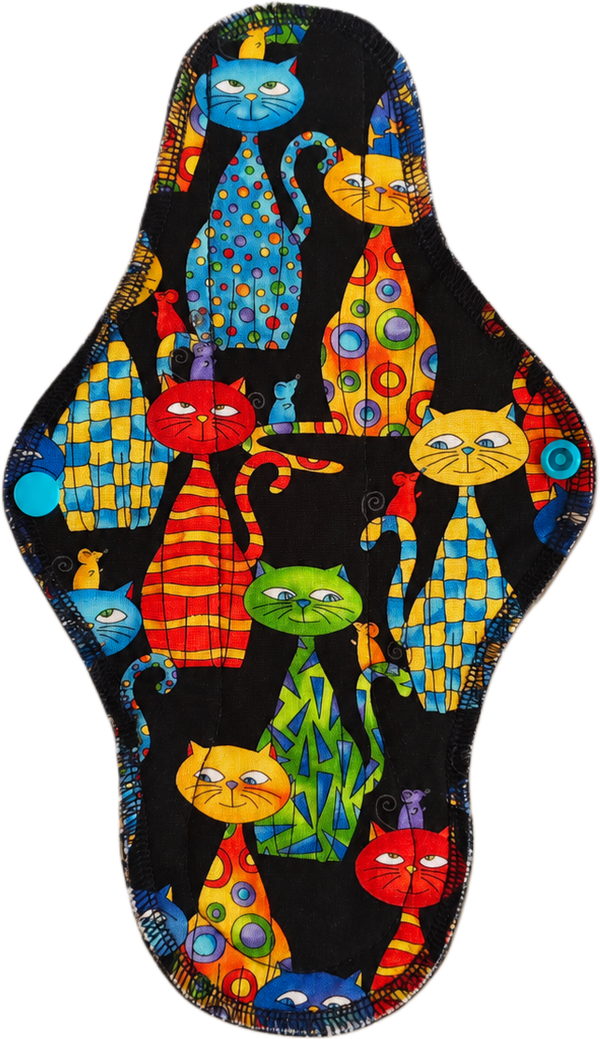 Bunte Katzen Stoffbinde