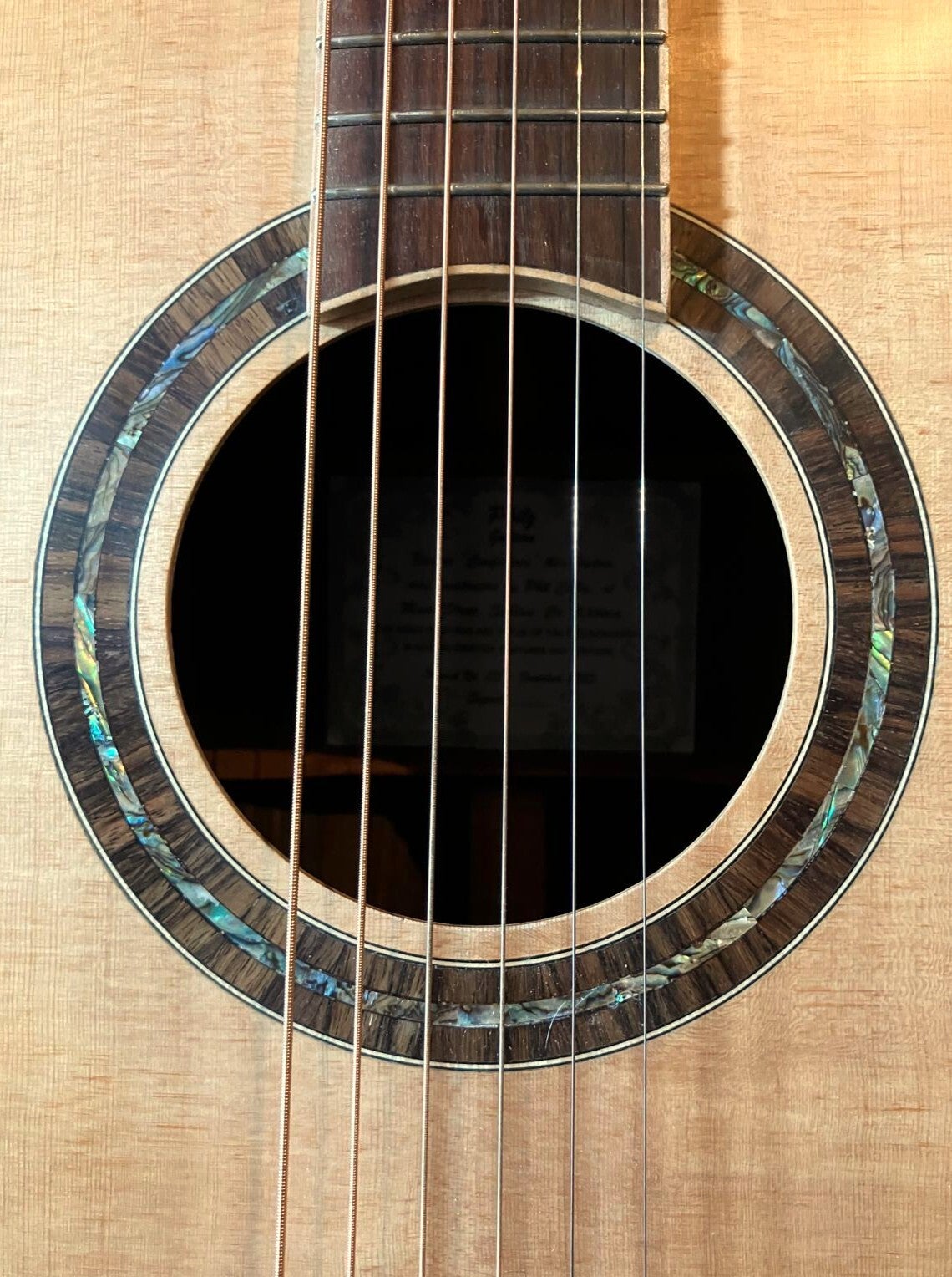 BWB Rosewood Abalone Rosewood BWB Rossette