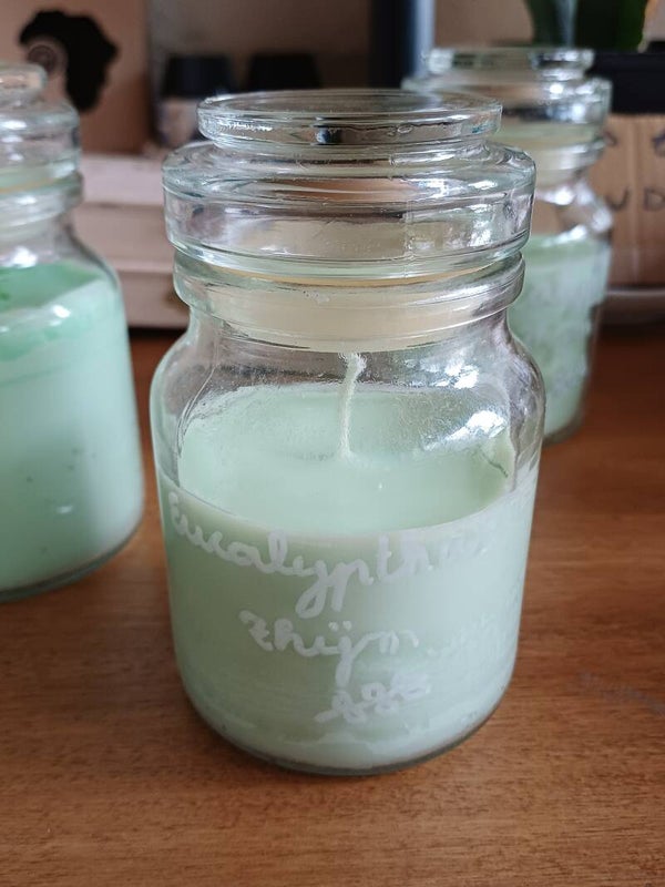 Geurkaars: eucalyptus/ thijm