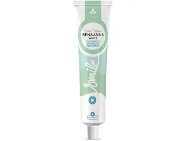 Tandpasta white in aluminium tube met fluor