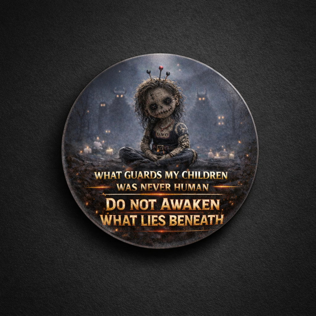 DVO Button Do Not Awaken What Lies Beneath