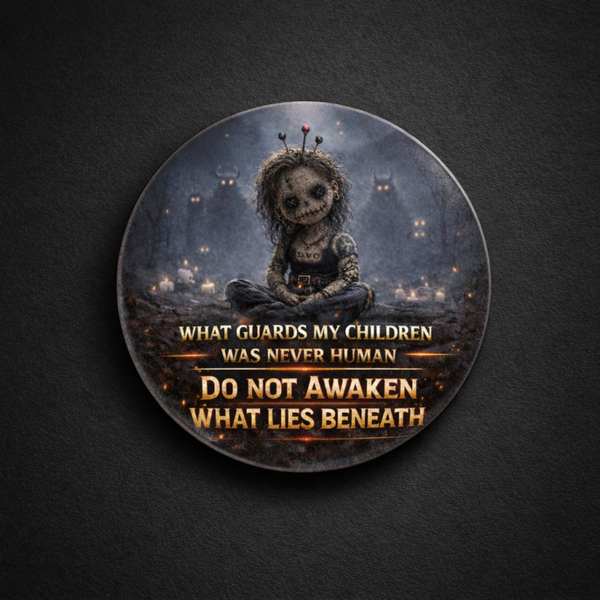 DVO Button Do Not Awaken What Lies Beneath