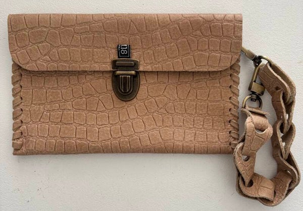Clutch - Portemonnee - Beige - Mambaprint -