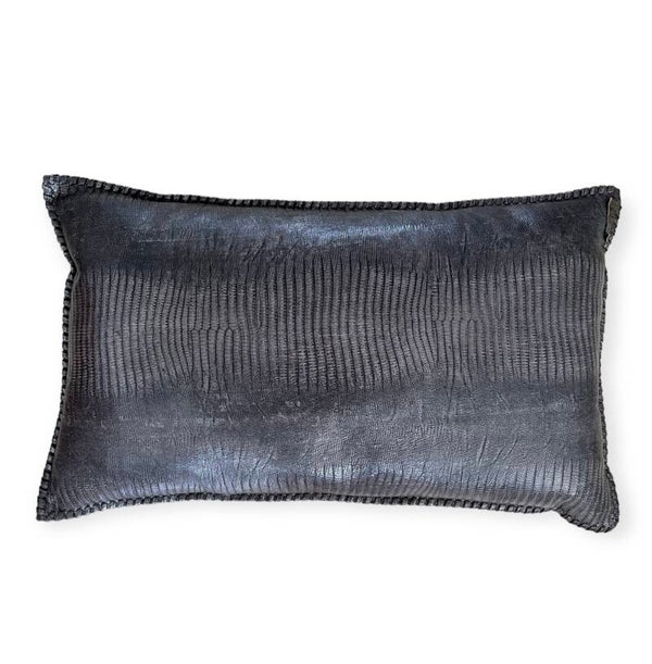Kussen - Leer - Grey - 40x70cm -