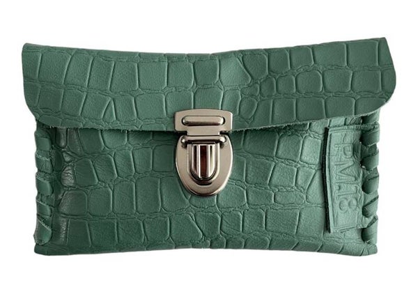 Portemonnee - Leer - Mint - Mambaprint -