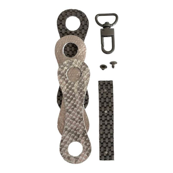 DIY - Sleutelhanger - rode - glitter -